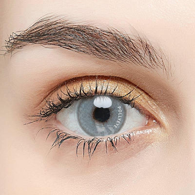 Pollyeye Planet Mercury Grey Colored Contact Lenses