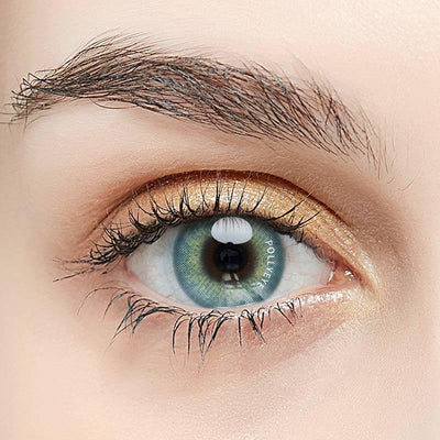 Pollyeye Super Natural Sky Green Colored Contact Lenses