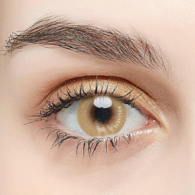 Pollyeye Polar Light Brown Colored Contact Lenses