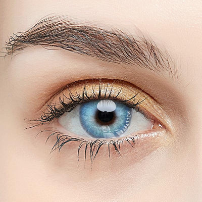 Pollyeye Himalaya Blue Colored Contact Lenses - POLLYEYE.COM