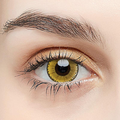 Pollyeye Demon Brown Colored Contact Lenses