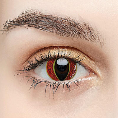 red colored contact lenses