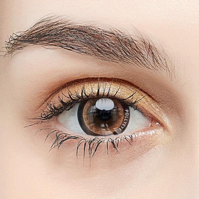 Pollyeye Lunar brown Colored Contact Lenses - POLLYEYE.COM