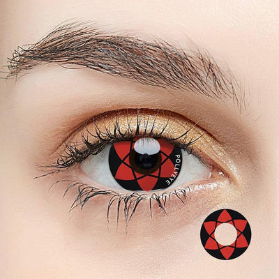 Pollyeye Sharingan Mangekyo Colored Contact Lenses - POLLYEYE.COM